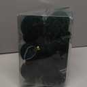 30pcs Velvet Christmas Ball Ornaments, Flocked Shatterproof Christmas Ornaments Hanging Xmas Tree Decorations Set for Home Party Holiday Decor (Multi-Size, Dark Green)