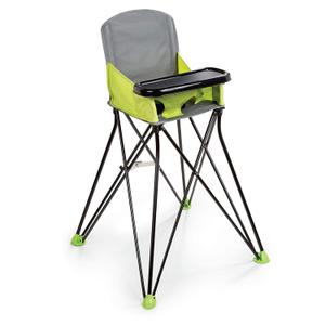 Summer Infant Pop n Sit Portable Highchair, Green - Portable Highchair for Indoor/Outdoor Dining  Space Saver High Chair with Fast, Easy, Compact Fold, for 6 Months  45 Pounds