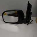 Driver Side Power Door Mirror w/Heated Compatible with Toyota Sienna 2004-2010 Heated Manual Folding Black Outside Rear Left View Mirror, Replacement for 87940AE020 TO1320205