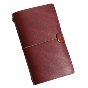 Artificial leather Traveler's Notebook System - Refillable A6 Journal, Customizable Planner with 3 Inserts(4.7x7.9in)
