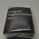 Frida Mom 8pc Postpartum Underwear, Disposable Boyshort Panties (Medium, Black)