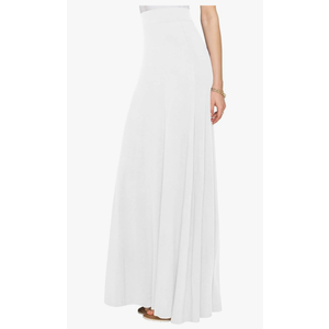 Lock and Love Women's Casual Comfy Stylish High Waist Flare Long Maxi Skirt 4XL