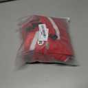 Malier Dog Coat, Reflective Dog Jacket Waterproof Windproof Puppy Cold Weather Coats with Harness Built in, Winter Extra Warm Pet Coat Fleece Vest for Small Large Pets and Puppy (Red, Medium)