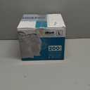 Plasticplace Custom Fit Trash Bags, Compatible with Simplehuman Code L (200 Count) White Drawstring Garbage Liners 4.8 Gallon / 18 Liters, 16.75" x 24.5"