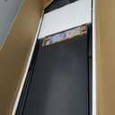 57x20" Full Length Mirror Floor Stand,Over the Door,Wall Mounted Black