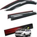 Sze Rain Guards Compatible with Chevy Tahoe/Cadillac Escalade/GMC Yukon 2021-2026 (Not for Cadillac Escalade ESV/GMC Yukon XL) Side Window Deflectors Window Visors Out-Channel Guard Deflector-4pcs