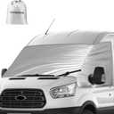 Thickest Windshield Cover Compatible with Ford Transit 2016-2025, with Cotton Layer, Ultimate UV & Snow Protection, Privacy Blockout for Van & Motorhome