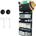 Magnetic Cruise Organizer, 4-Layer Over The Door Organizer for Cruise Ships, Magnetic & Hanging Cruise Organizer, Cruise Essentials 2026  35" x 11.8"