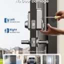 Veise Keyless Entry Door Lock with 2 Lever Handles - Electronic Keypad Deadbolt, Easy Installation Digital Smart Front Door Lock Set, Satin Nickel