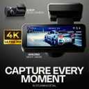 Pentro 4K Dual Dash Cam Front and Rear UHD 2160P & 1080P Car Camera with WiFi 64GB SD Card Included Night Vision, G-Sensor, Parking Mode & Loop Recording 170 Wide Angle