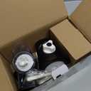 Cambom Rotary Cheese Grater Hand Crank Cheese Shredder for Fresh Cheese, Vegetable, Nuts,Non-slip Suction Base, Free Cleaning Brush Three Blades, Black