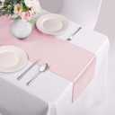 5-Pack Satin Table Runner Rose Gold 12 x 108 inches Long, Table Runners for Wedding, Birthday Parties, Banquets Decorations5 Pack, 12x108 Inch, Rose Gold