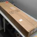 Veken 47.2" Standing Desk, Adjustable Height Office Desk with Wood Desktop, Computer Table for Home Work, Study and Gaming, Small Spaces, Modern Furniture, Black