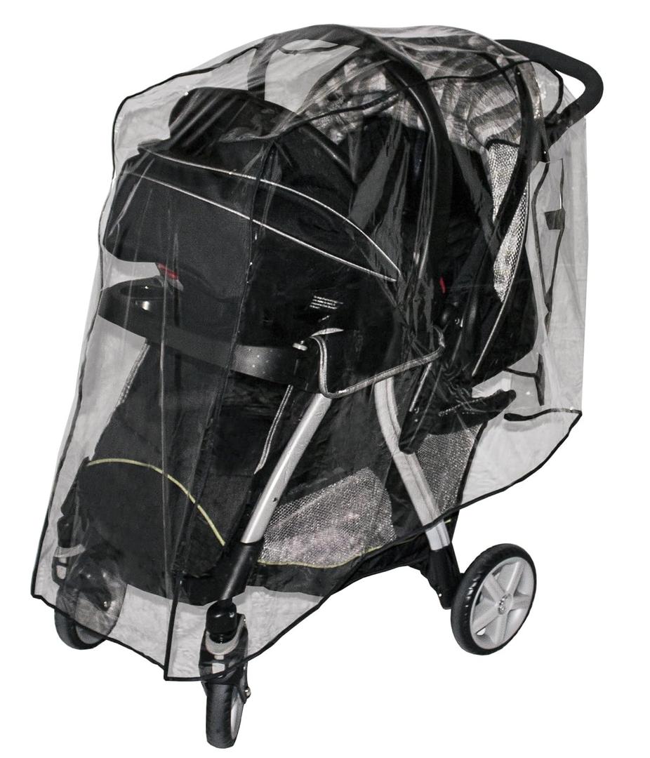 Jolly Jumper Travel System Weathershield - Protects, Baby, Large Stroller and Contents from rain and Other Elements