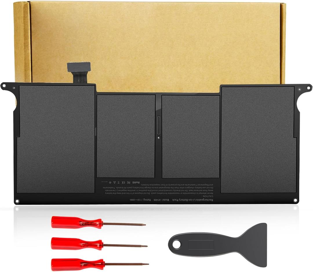 Futurebatt A1406 A1465 Replacement for MacBook Air 11 inch A1495 (Mid 2011 2012 2013 Early 2014 2015) MJVM2LL/A MD711 MD223 MC968 020-7376-A 020-7377-A(Not for A1370 A1375)