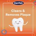 DenTek Fun Flossers  Kids Floss Picks with Wild Fruit Flavor, 75 Count, Pack of 3