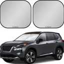 Magnelex Windshield Sun Shade - Reflective Fabric Blocks Sun and Keeps Your Vehicle Cool, Foldable Sun Shield for Car (Universal Fit) (Standard)