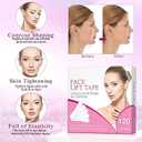 Face Lift Tape, Neck Tape Lifting Invisible，V-Shaped Instant Face Tapes for Lifting Sagging Skin Eyes Double Chin Wrinkles Waterproof