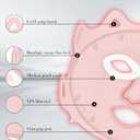 SDKWDH Red Light Mask for Face, 7-1 Colors Facial Care Mask, 850nm Infrared & Red Light Masks, Ergonomic Design for Home & Travel, Pink