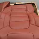 coverdream RAM Seat Covers Full Set for 2019-2026 Ram 1500 CrewCab Limited,Laramie Pickup,Rear 40/20/40 Split Backrest,Fully Covered,Waterproof Truck Leather Seat Protector(Wine Red)