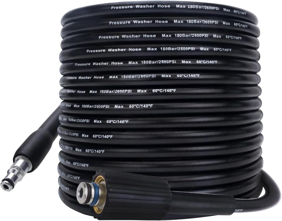 Pressure Washer Hose, Max 180 Bar/ 2600PS, Mac 140⁰ F