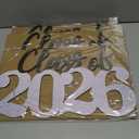 3 x Graduation Decorations 2026 Wood Sign Sliver Class of 2026 Photo Props for College High School Graduation Party Supplies