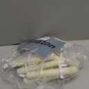 Homemory 6 Pcs Window Candles with Sensor Dusk to Dawn, Ivory Striped Candlesticks with Suction Cups, Roman Column Christmas Window Candle Battery Operated, Flameless Led Taper Candles for Windows