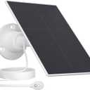 Solar Panel Charger for Arlo Pro 5s 2K/ Pro 4/ Pro 3/ Pro 3 floodlight/Ultra 2/ Go 2/ Ultra Camera, 6V Solar Panel Charging with 13.1FT/4M Magnetic Charging Cable, IP65 Weatherproof