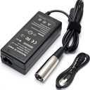 Scooter Charger Compatible for Razor SX500 MX500 MX650 Mcgrath RSF650 Dirt Bike, Crazy-Carts XL, Dirt Quad 500 ATV DXT Battery Charger with 24V 3-Pin Male XLR Power Supply