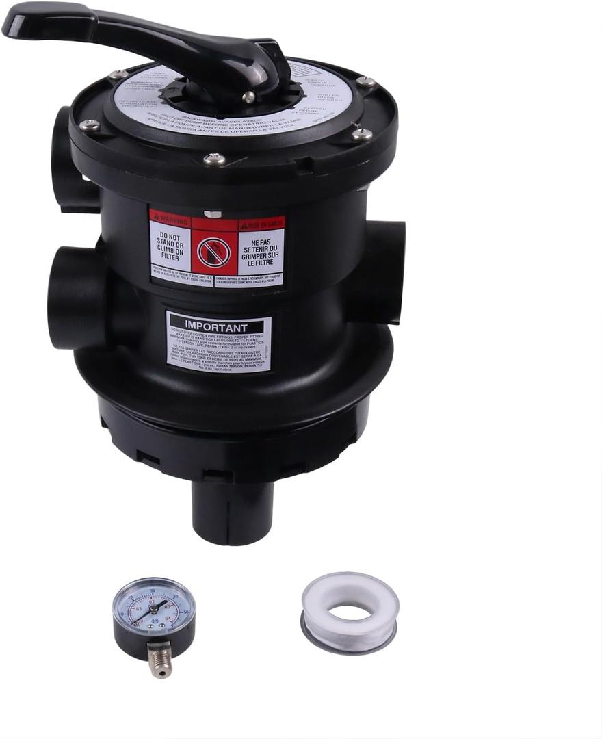 Multiport Valve SP0714T SP-714T HAY-06-271 Compatible for Hayward Sand Filter S140T S144T S164T S166T S180T S190T S210T S220T S244T S270T