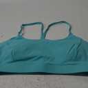 RUNNING GIRL Y-Back Sports Bras for Women, Medium Impact Wirefree Padded Bra Workout Crop Top Longline Sports Bra Push up (Bright Green), M