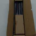 Curtain Rods for Windows 48 to 84 Inch(4-7 Feet),Black 1'' Diameter Drapery Rods with End Cap Style Design,Modern Adjustable Heavy Duty Curtain Rod,Size:36''-88''