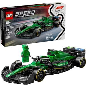 LEGO Speed Champions Aston Martin Aramco F1 AMR24 Race Car Toy - Building Set for Kids, Boys & Girls, Ages 10+ - Toy Car for F1 Fans - Gift Idea for Birthday - 77245