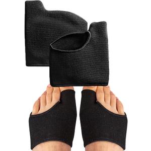 Orthopedic Metatarsal Pads, Foot Pads for Ball Pain Relief, Ball of Foot Cushion with Gel Pad for Women and Men, Morton's Neuroma, Metatarsalgia Support (Black/Large/1pc)