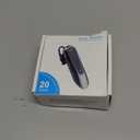 Link Dream Bluetooth Earpiece Wireless CVC8.0 Headset for Cell Phone Dual Mic Noise Canceling Earpiece Phone with Mute Key 20H Talk 180 Days Standby for iPhone Android Home Office Driving (1 Pack)