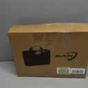 160 Capacity CD/DVD Case Organizer - Heavy Duty DVD Case Book Wallet (Black)
