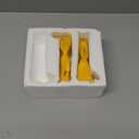 Thinker Statue Gold Decor Abstract Art Sculpture, Golden Resin Collectible Figurines for Home Living Room Office Shelf Decoration,Great Gifts Ideas (Yellow)