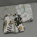 Yoofoss Baby Sleep Sack 0-6 Months Wearable Blanket for Babies 100% Organic Cotton 2-Way Zipper TOG 0.5 Toddler Sleeping Sack 3 Pack, Sleep Sacks (Small, Banana&leaf&green)