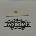 Welcome 148 Inch Sign for Front Door, Front Door Decoration, Welcome Cutout Letters Hanging Wall Art for Home, House Number Plate.