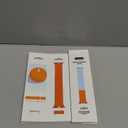 MOFT Snap Duo Watch Bands Compatible with Apple Watch, Quick Magnetic Wear, Duo-Color Design & Soft Silicone, iWatch Bands for Ultra 3/2/1, Series 11/10/9/8/7/SE/6/5/4/3/2/1, 38/40/41/42/44/45/46/49mm (Wake Orange x Swell Blue)