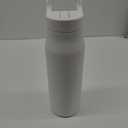 Simple Modern Water Bottle with Push Button Straw Lid | Ceramic-Lined Insulated Stainless Steel | Travel Water Bottles for Gym & Sports | Leak Proof | Mesa Signature Collection | 34oz, Winter White