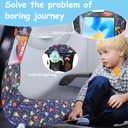 Portable Toddler Airplane Bed,Airplane Seat Extender for Kids,Plane Must Have,Soft Airplane Bed Footrest,Plane Travel Essentials for Flights,Blue