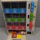 Melissa & Doug Sort-Stock-Select Wooden Vending Machine Toy with Play Food, Mini Vending Machine Toys & Play Money, Preschool Toys for Kids Ages 3+