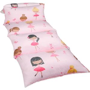 Butterfly Craze Floor Pillow Case - Lounger Support & Guest Bed Setup - Machine Washable Cover for Studio Apartment Essentials - Adjustable Floor Seating for Kids & Adults - Queen, Pink Ballerina