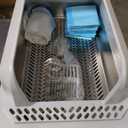 Homegroove Stainless Steel Sifting Litter Box for Pine Pellets, 23.6''Lx15.7''Wx12''H Cat Litter Box with Lid for Indoor Cats Metal Pellet Sifter Litter Pan with Plastic Scoop &10 Urine Pads (6 Inch)