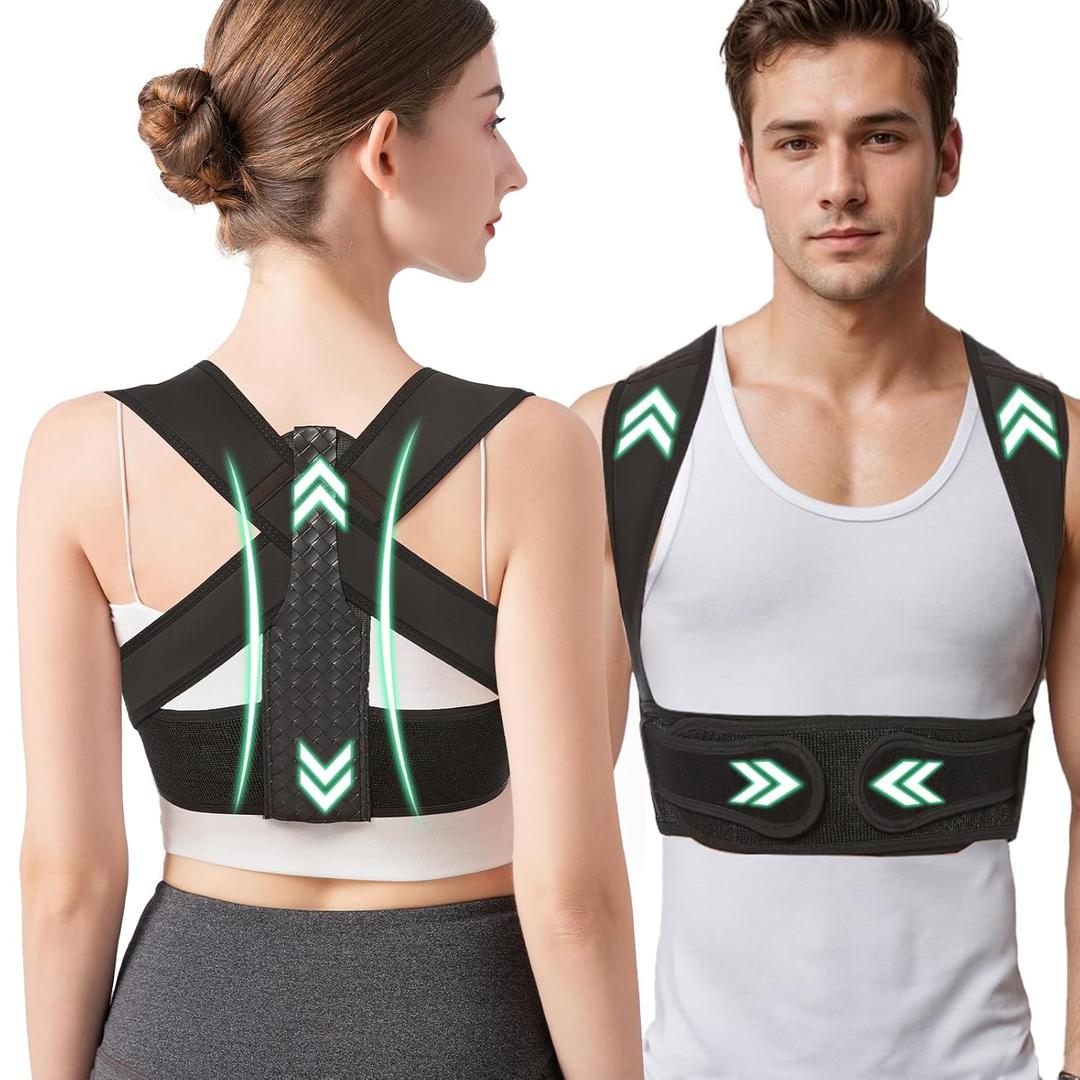 Posture Corrector for Women and Men  Upgraded Back Straightener for Effective Lower Back Pain Relief, Back Brace for Hunchback, Scoliosis, and Better Posture Support(Small/M)