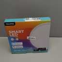 TALOYA Smart Ceiling Light Flush Mount LED WiFi,Compatible with Alexa Google Home,Dimmable Low Profile Ambient Light Fixture for Bedroom Living Room Hallway Kitchen Nursery,12 Inch,RGB (White)