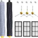 MZY LLC 13 Pack Replacement Parts for iRobot Roomba 800 900 Series 805 860 870 871 880 890 960 980 985 Vacuum Accessories, Replenishement Kit with 1 Debris Extractor 3 Filters 3 Side Brushes & Screws