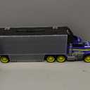 DICKIE TOYS - Truck Carry Case Playset 1:64 Scale Diecast - Hold up to 42 Cars - Includes 7 Cars, Helicopter, Big Rig and 18 Accessories -Ages 3+, 62 cm