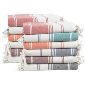 LANE LINEN Beach Towels 12 Pack, Bulk Beach Towels Oversized, Pool Towels for Adults, Pre-Washed, Sand Free Beach Towel, Fast Drying Beach Towel, 39"x71" - Beach Party